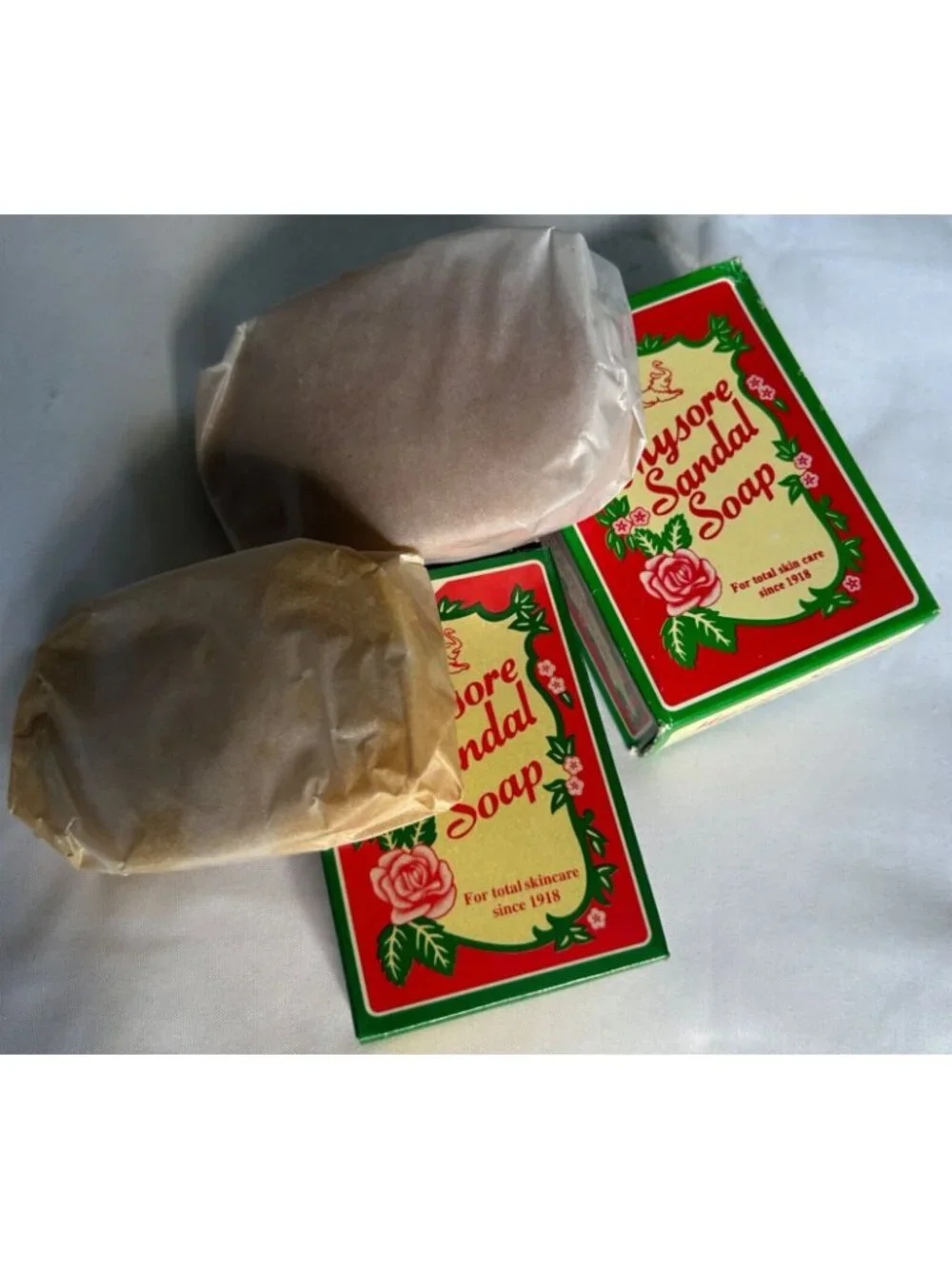 Mysore Sandal Sandalwood Soap Bars Vintage Original Packaging 75g & 125g - NEW